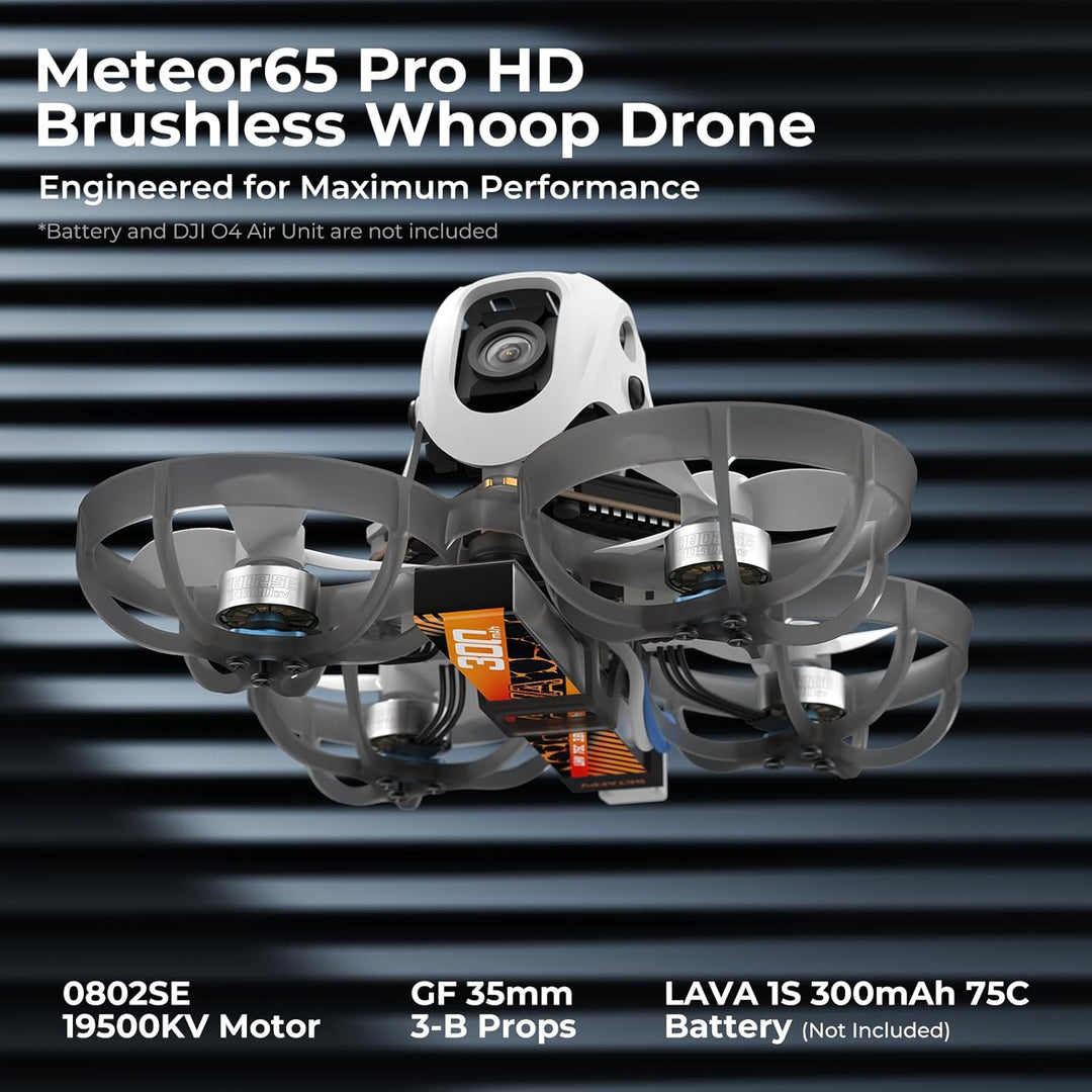 BETAFPV Meteor65 Pro Bürstenlos Quadrocopter mit Matrix 1S 3IN1 HD FC, 0802SE 19500KV Motor, 35mm 3-