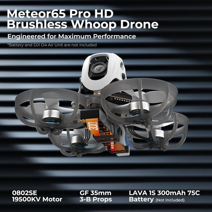 BETAFPV Meteor65 Pro Bürstenlos Quadrocopter mit Matrix 1S 3IN1 HD FC, 0802SE 19500KV Motor, 35mm 3-