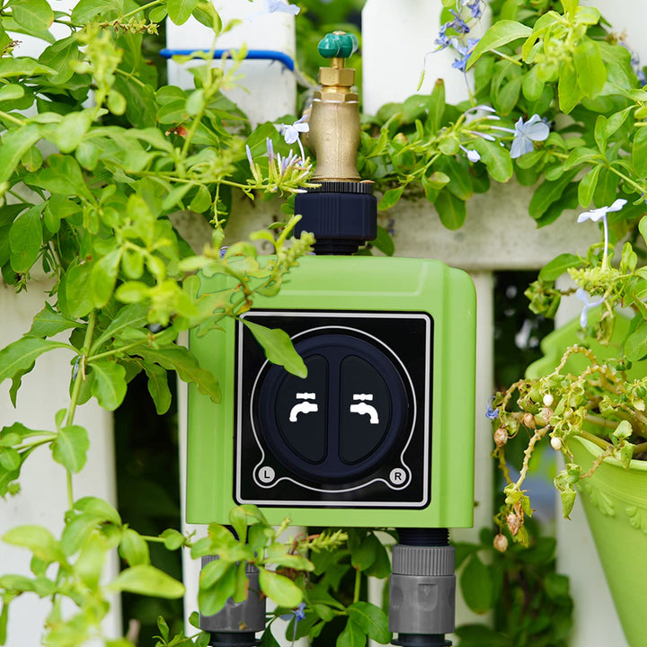 essentials Smart Home Solutions – Smart Garden Bewässerungssystem mit zwei Anschlüssen, Zeitprofiler