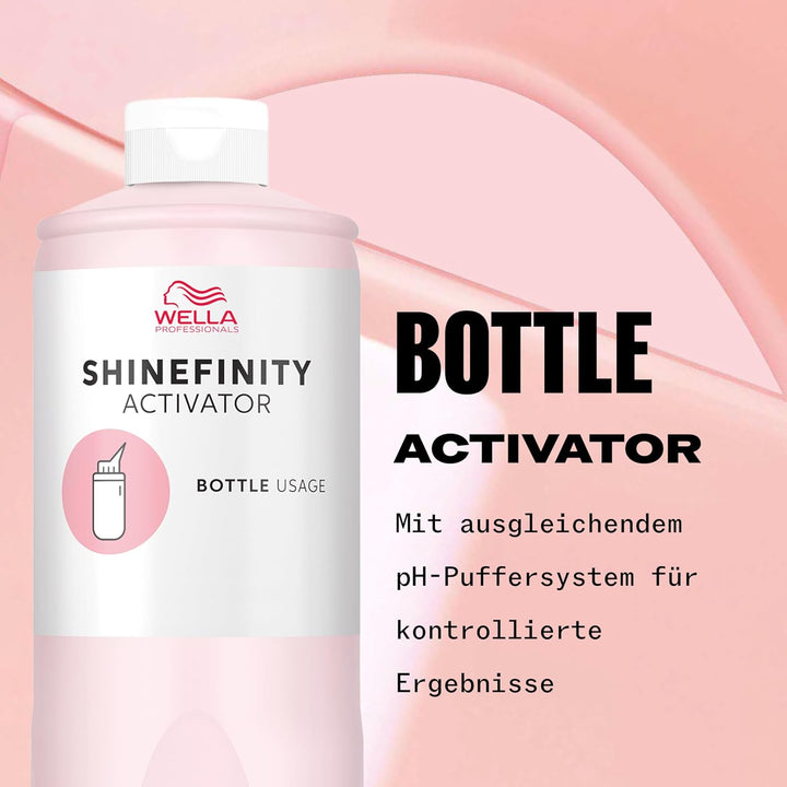 Wella Professionals Shinefinity Activator - Bottle – 2% Entwickler für schnelles Auftragen mit der F