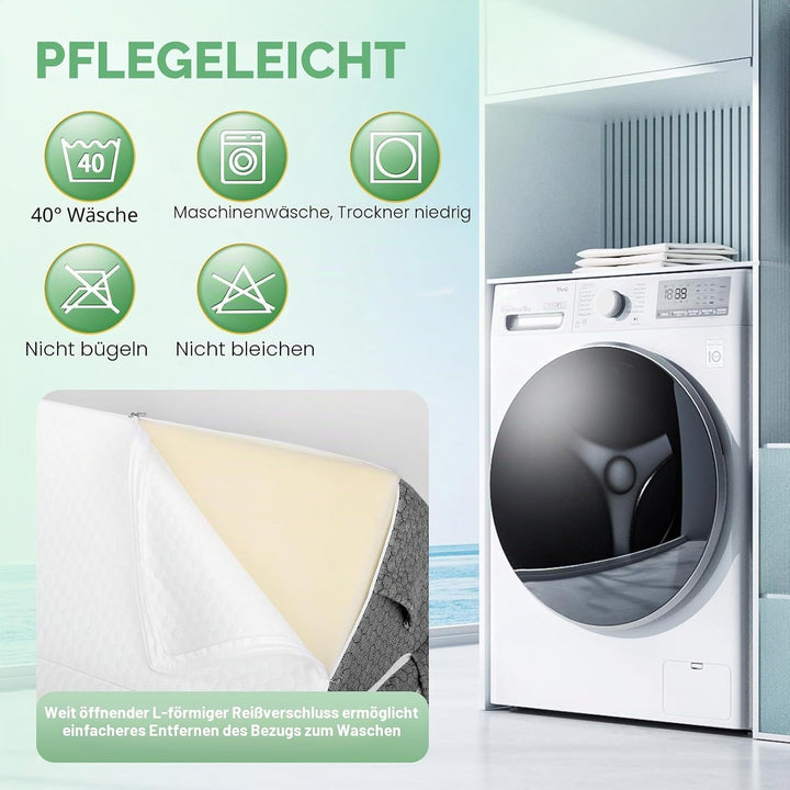 Keilkissen für Bett, Dreieckskissen Memory-Schaum, Verstellbares Keilkissen, Hochdichteschaum Leseki