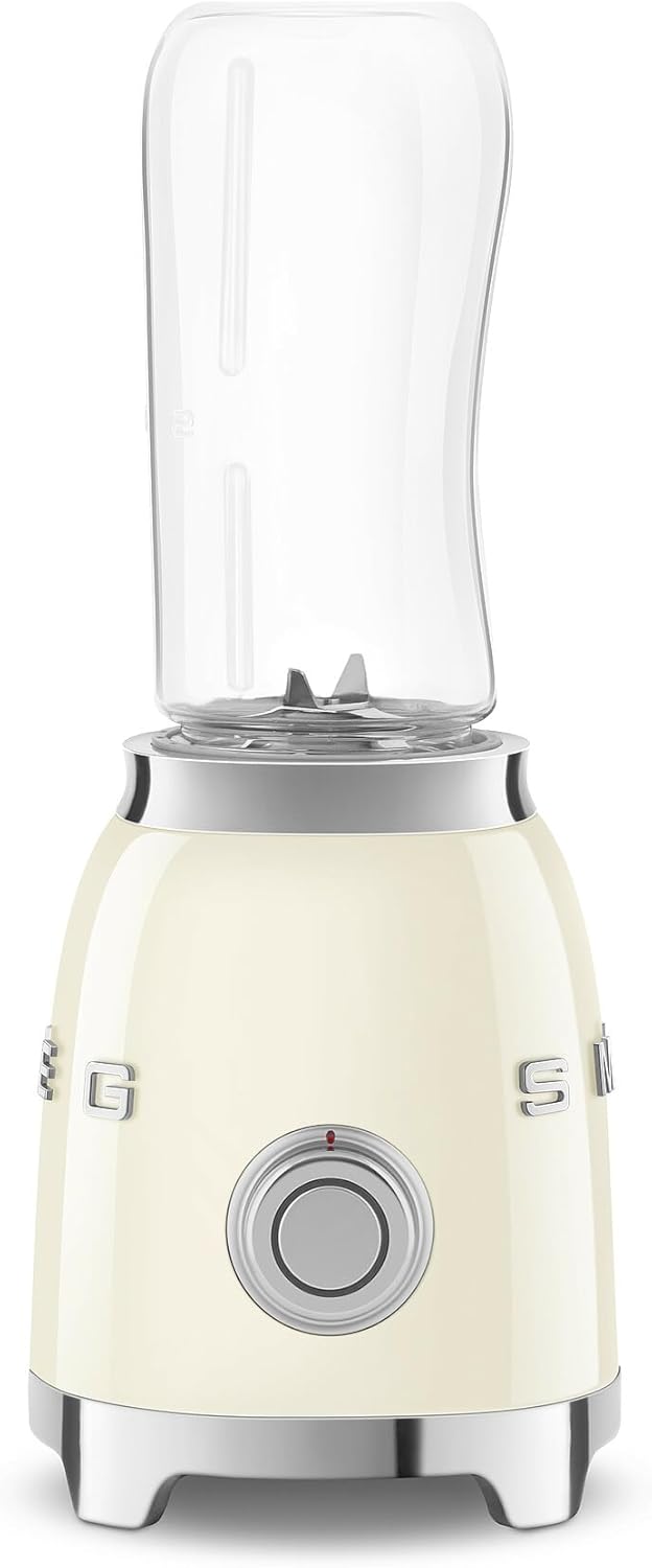 SMEG - Mini Liquidificadora Anni50, Creme PBF01CREU, Creme
