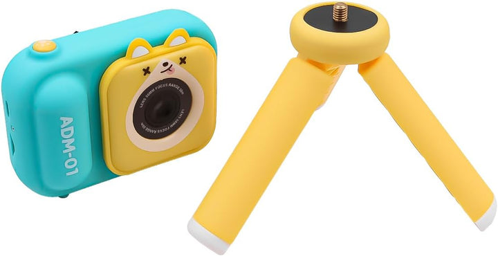 Mini-Digitalkamera für Kinder, 1080P, 48 MP, 6,1 cm IPS-Bildschirm, Dual-Objektiv, integrierter Akku