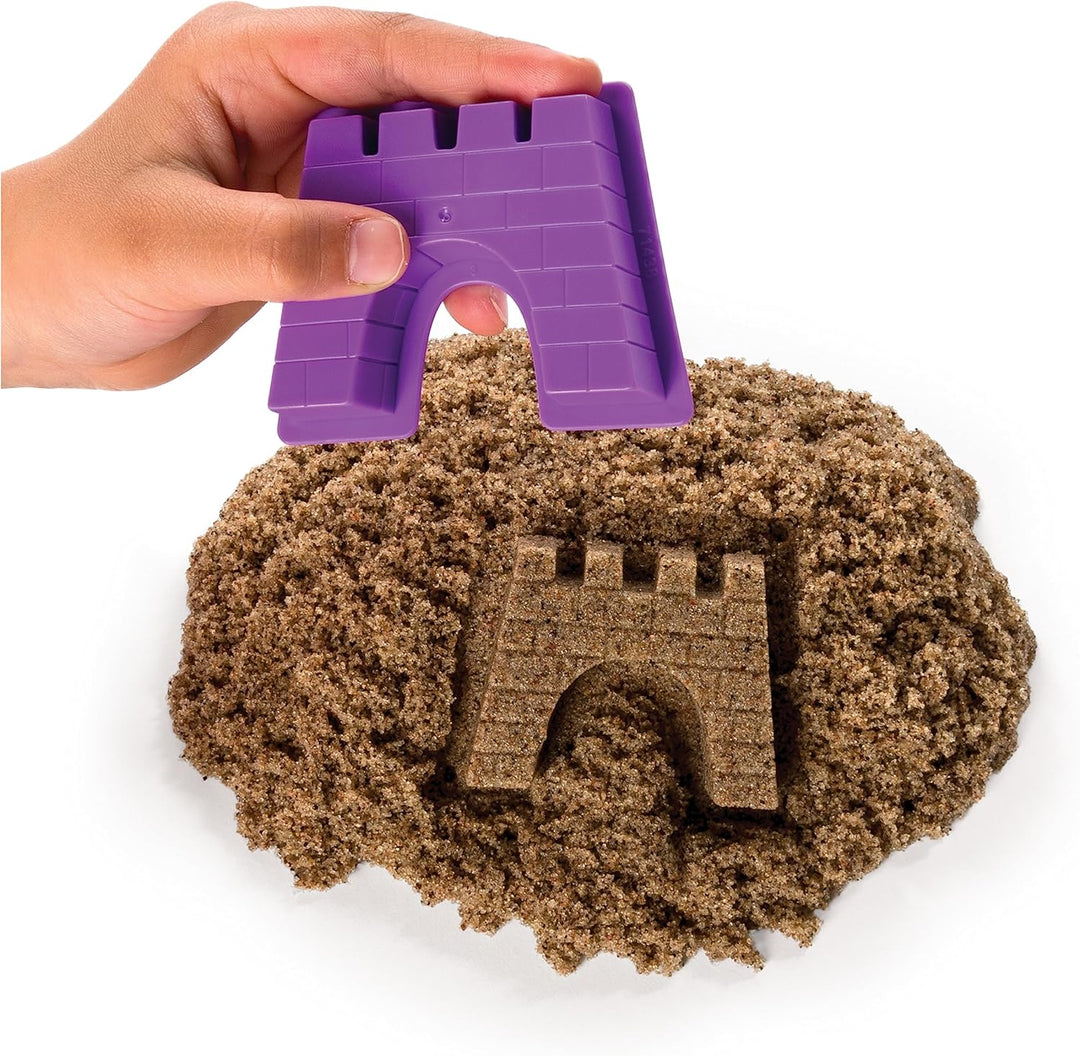 Kinetic Sand Strandspass Set - mit 340 g magischem Sand aus Schweden und Zubehör für sauberes, kreat