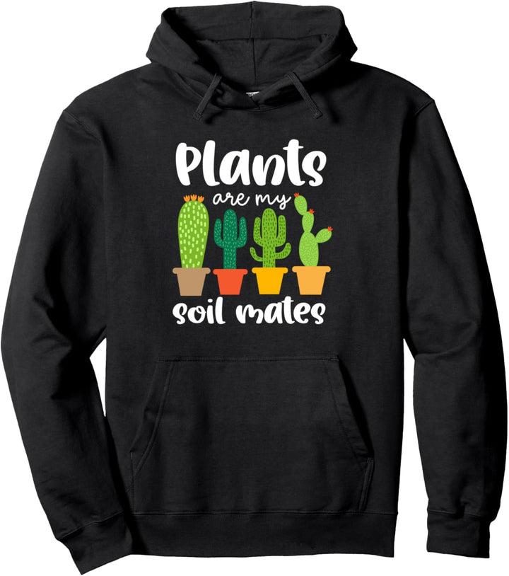 Pflanzen sind meine Bodenkameraden lustige Sukkulenten Pullover Hoodie