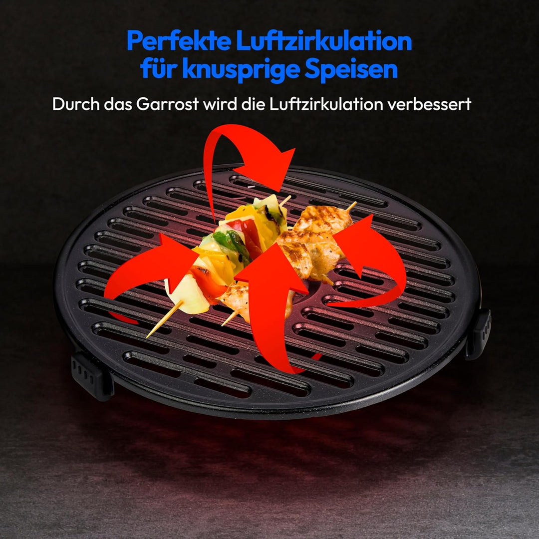 MEDION P40 L Heissluftfritteuse (4,7 Liter, Airfryer, 1500 Watt, einfache Bedienung, ölfreies Fritti