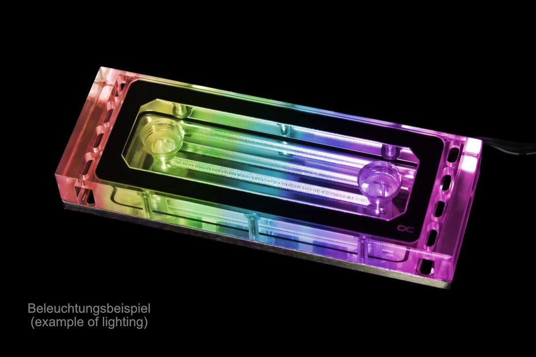 Alphacool 17467 Aurora Plexi X4 D-RAM Wasserkühler Wasserkühlung HDD/RAM - Kühler