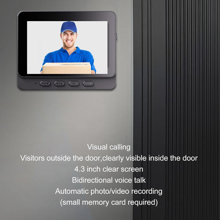 Annadue WiFi Drahtlose Video-Türsprechanlage, 1080P-Türklingelkamera mit, Video-Gegensprechanlage mi