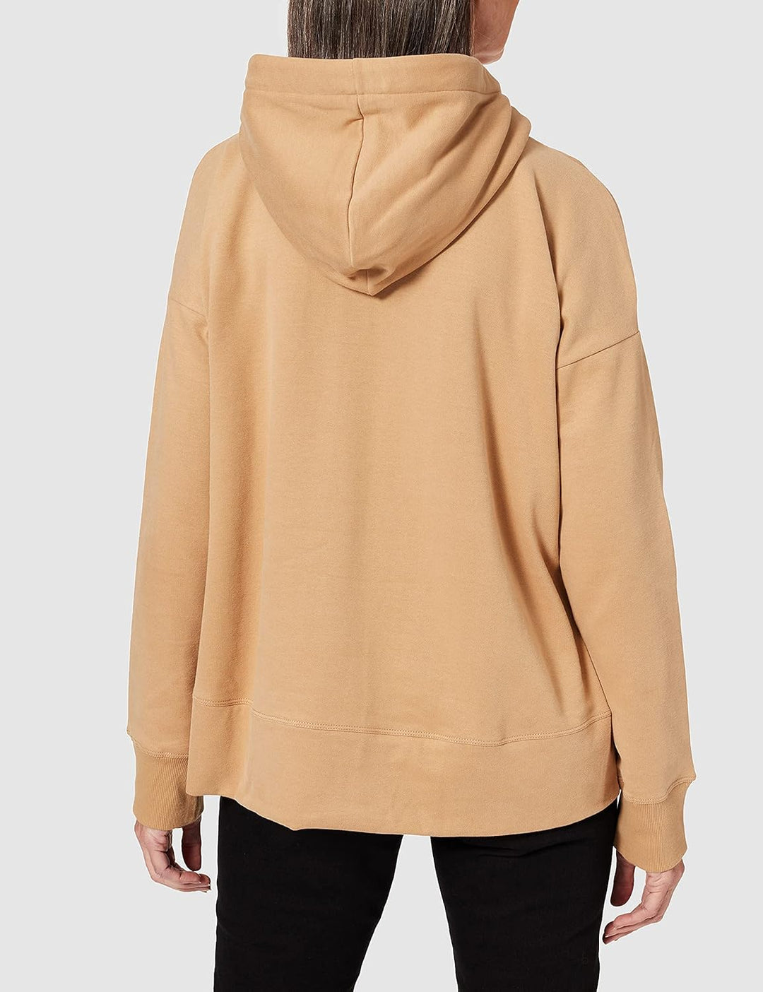 camel active Damen Sweatshirt aus Baumwolle mit Kapuze XL Caramel, XL Caramel