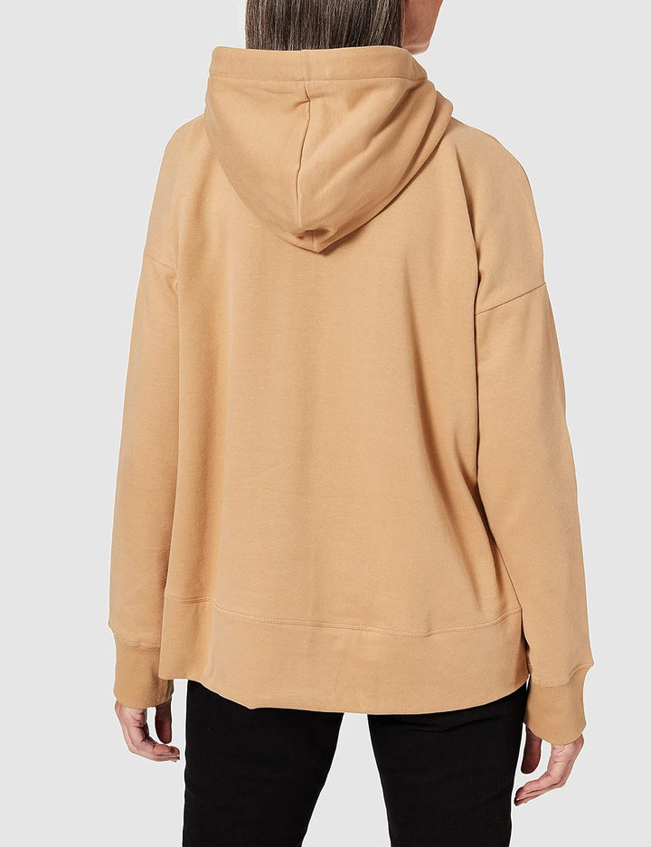 camel active Damen Sweatshirt aus Baumwolle mit Kapuze XS Caramel, XS Caramel