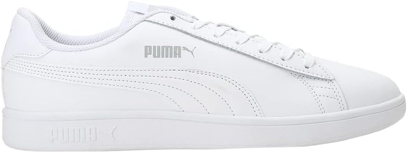 PUMA Unisex Smash V2 L Sneaker 45 EU Puma White Puma White, 45 EU Puma White Puma White