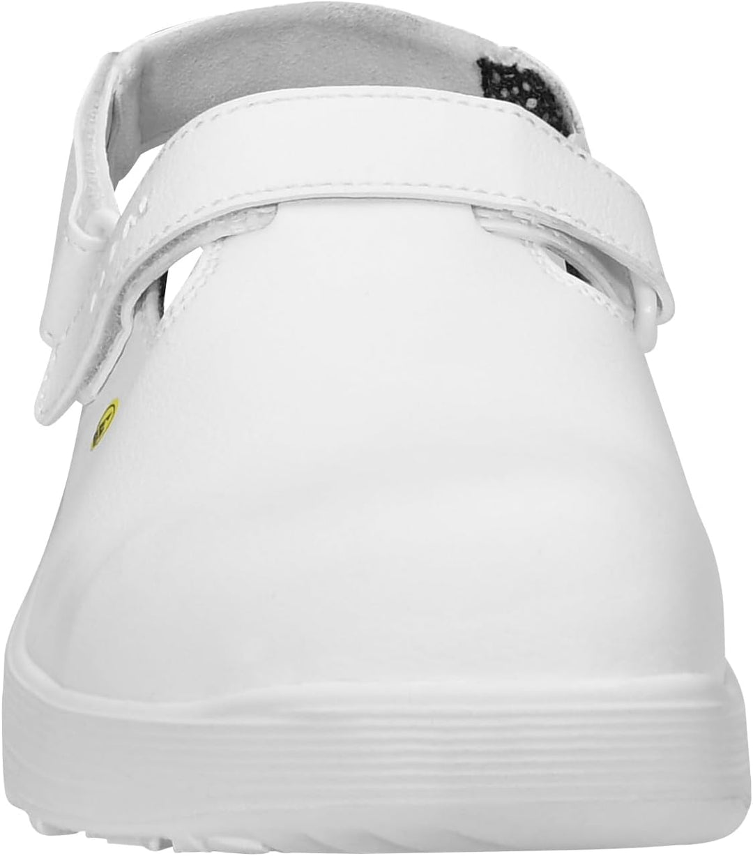 ELTEN Clog Michel White ESD OB, Herren, Textil, leicht, klassisch, Weiss, Grösse: 44 44 EU, 44 EU