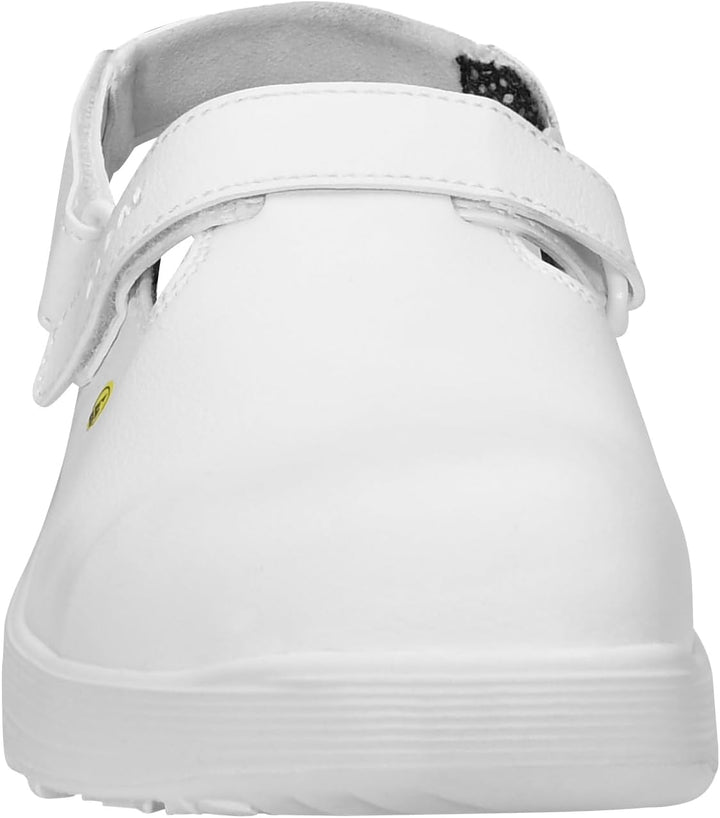 ELTEN Clog Michel White ESD OB, Herren, Textil, leicht, klassisch, Weiss, Grösse: 44 44 EU, 44 EU