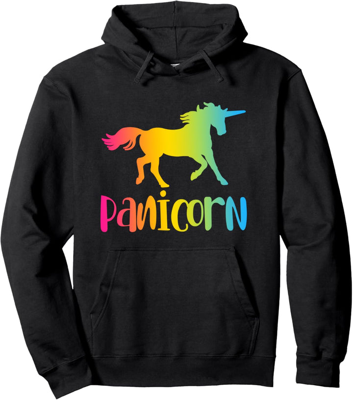 Gay Pride LGBTQ Fantasy Tier Geschenk Pansexuell Einhorn Pullover Hoodie