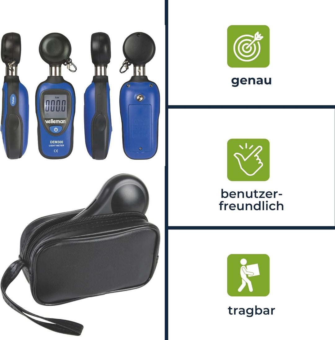 VELLEMAN - DEM300 Mini Luxmeter digital 169671