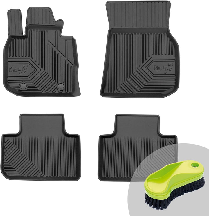 FROGUM No.77 Gummimatten Ganzjahresset von Auto Fussmatten Autofussmatten für BMW X3 G01 ab 2017, fü