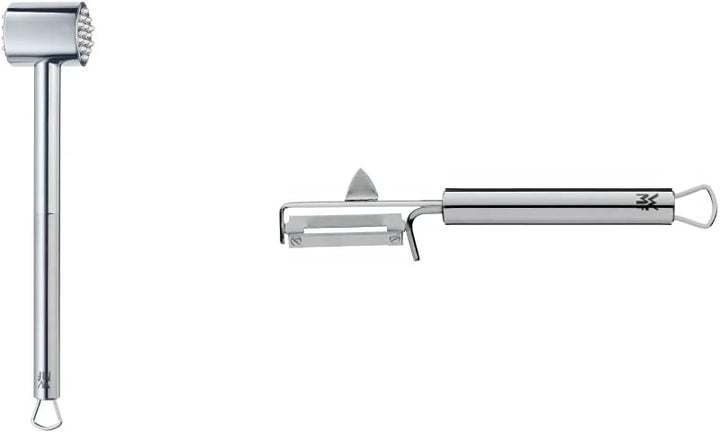 WMF Profi Plus Fleischhammer 25 cm, spülmaschinengeeignet & Profi Plus Kartoffelschäler Pendelklinge