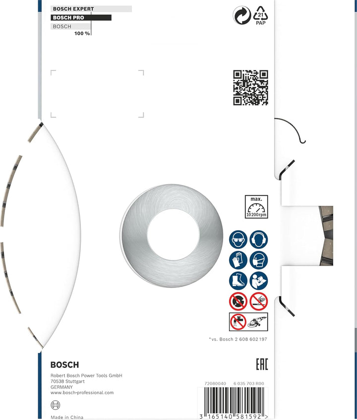 Bosch Professional Diamanttrennscheibe Best für Concrete, 150 x 22,23 x 2,4 x 12 mm, 150 x 22,23 x 2