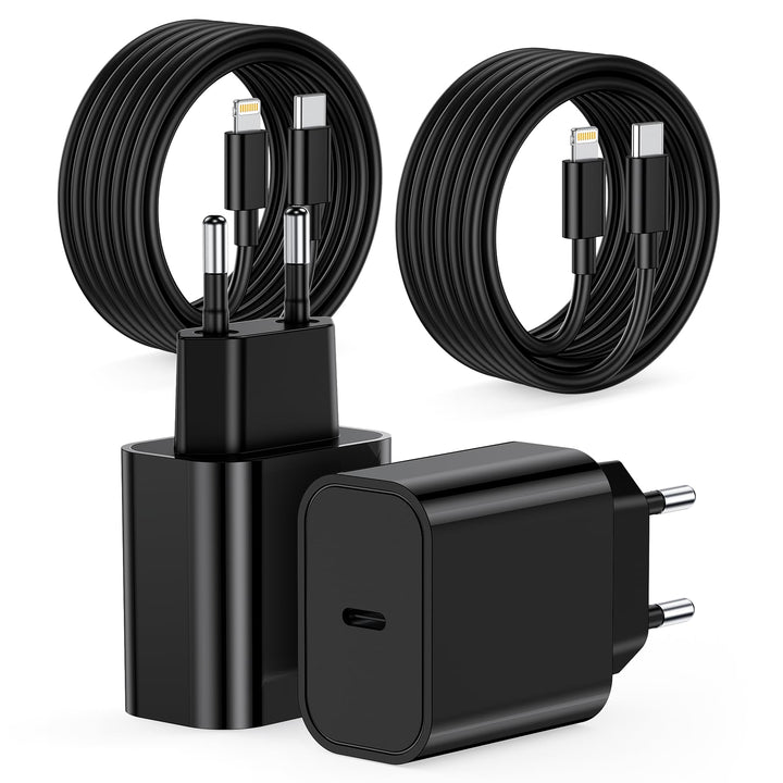 iPhone Ladekabel,2er Pack 25W USB C Ladegerät [MFi Zertifiziert] Für Apple Schnellladegerät mit USB