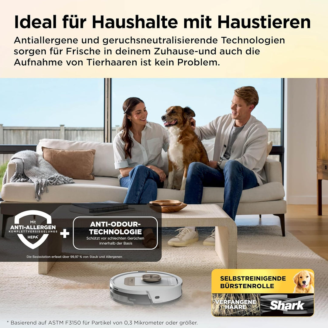 Shark ThermaCharged – Core PowerDetect Nass- und Trocken-Saugroboter, DirtDetect, FloorDetect, autom