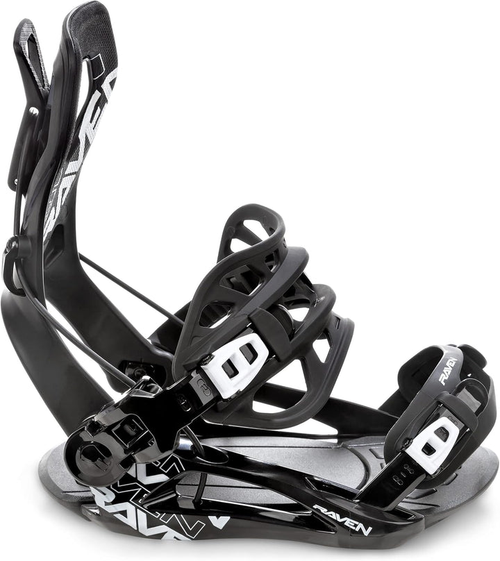 RAVEN Snowboard Set: Snowboard Grizzly + Bindung Fastec FT360 Black 157cm Wide + FT360 Black XL, 157