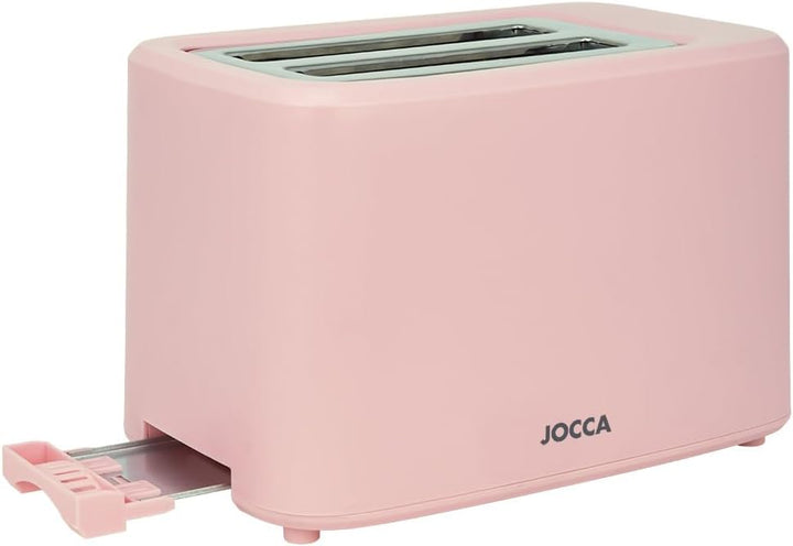 JOCCA Toaster 2 Scheiben | 7 Toaststufen | 700W | Breite Schlitze | Auftau-, Aufwärm- und Abbruchfun