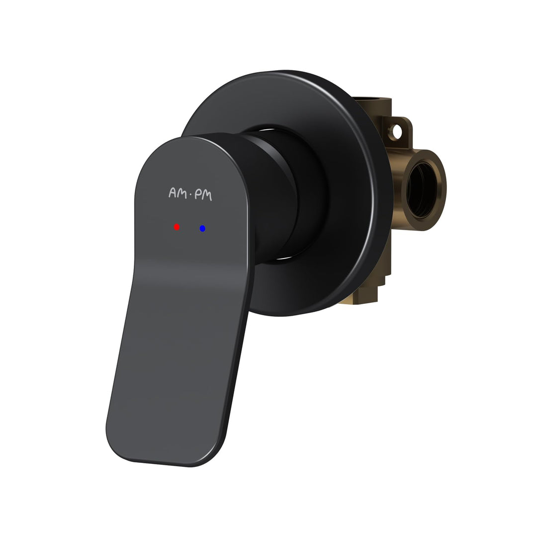 AM.PM X-Joy FXA65022 Wannen- Brausearmatur Unterputz, Wandbefestigung, kratzfeste Armatur für Wandmo