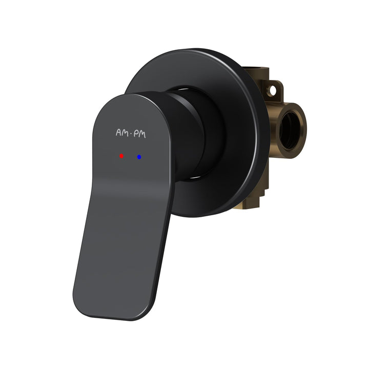 AM.PM X-Joy FXA65022 Wannen- Brausearmatur Unterputz, Wandbefestigung, kratzfeste Armatur für Wandmo