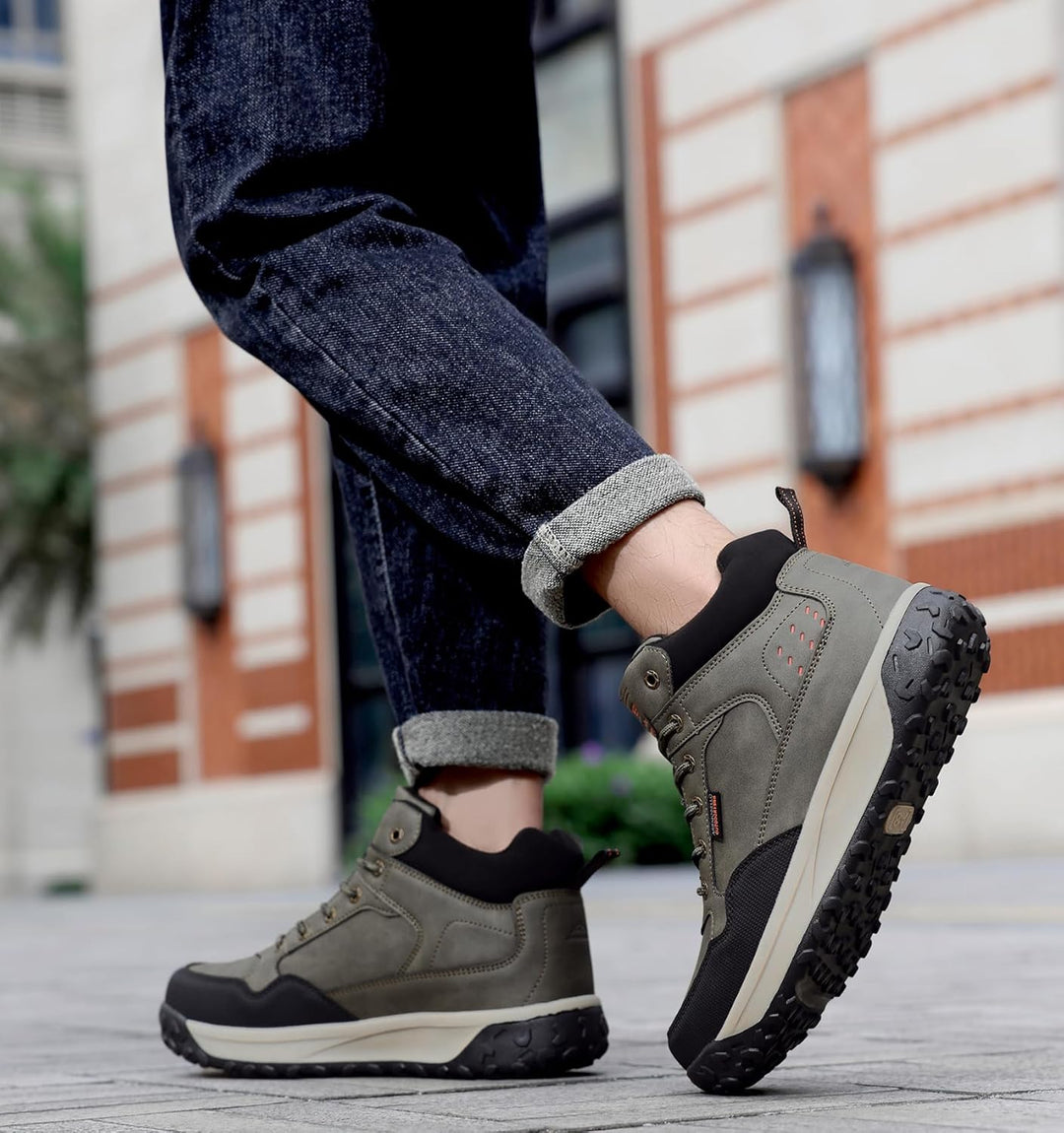 ARRIGO BELLO Winterschuhe Herren Warm Gefüttert Mid Schneestiefel Winterstiefel Rutschfeste Trekking