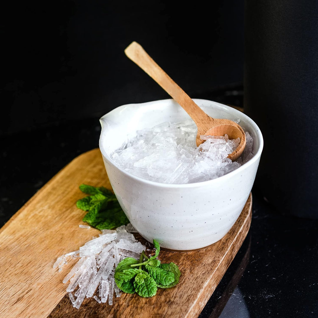 Sauna Zubehör Mentholkristalle 100g, Mentholkristalle für die Sauna zum Inhalieren | Saunaaufgüss Na