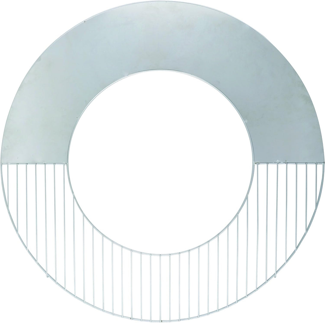 Esschert Design Grillrost/Grillplatte, aus dem Material „Carbonstahl“, 62,3 x 62,3 x 1,9 cm