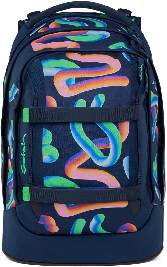 Satch Pack Schulrucksack Set 2tlg. inkl. Pencil Slider (Crazy Twist), Crazy Twist