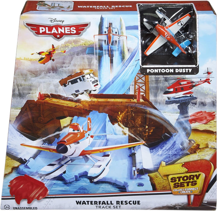 Mattel CKD13 - Story Sets Rettungseinsatz am Wasserfall Trackset