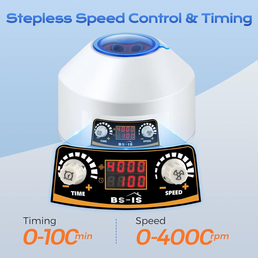 Bonvoisin Zentrifuge 20mlX6 LED Anzeige 4000rpm, 2182xg, 100min Timing, niedrige Erschütterung, tran