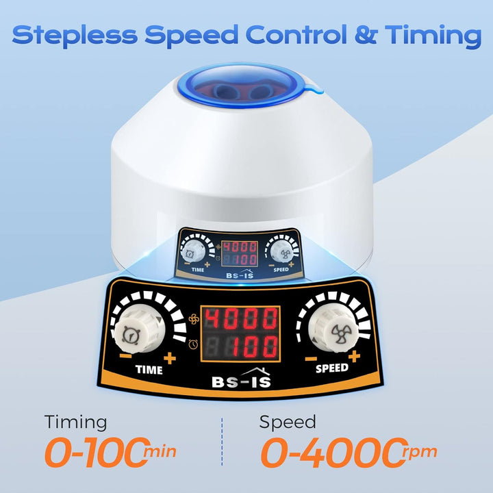 Bonvoisin Zentrifuge 20mlX6 LED Anzeige 4000rpm, 2182xg, 100min Timing, niedrige Erschütterung, tran