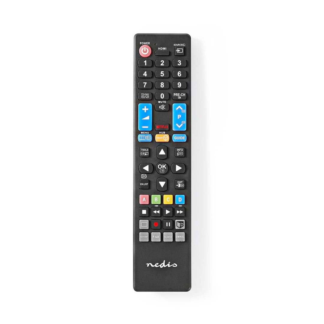 NEDIS Ersatz Fernbedienung | Passend für: Wäschetrocknern | Fest | 1 Gerät | Netflix Button/Smart Hu