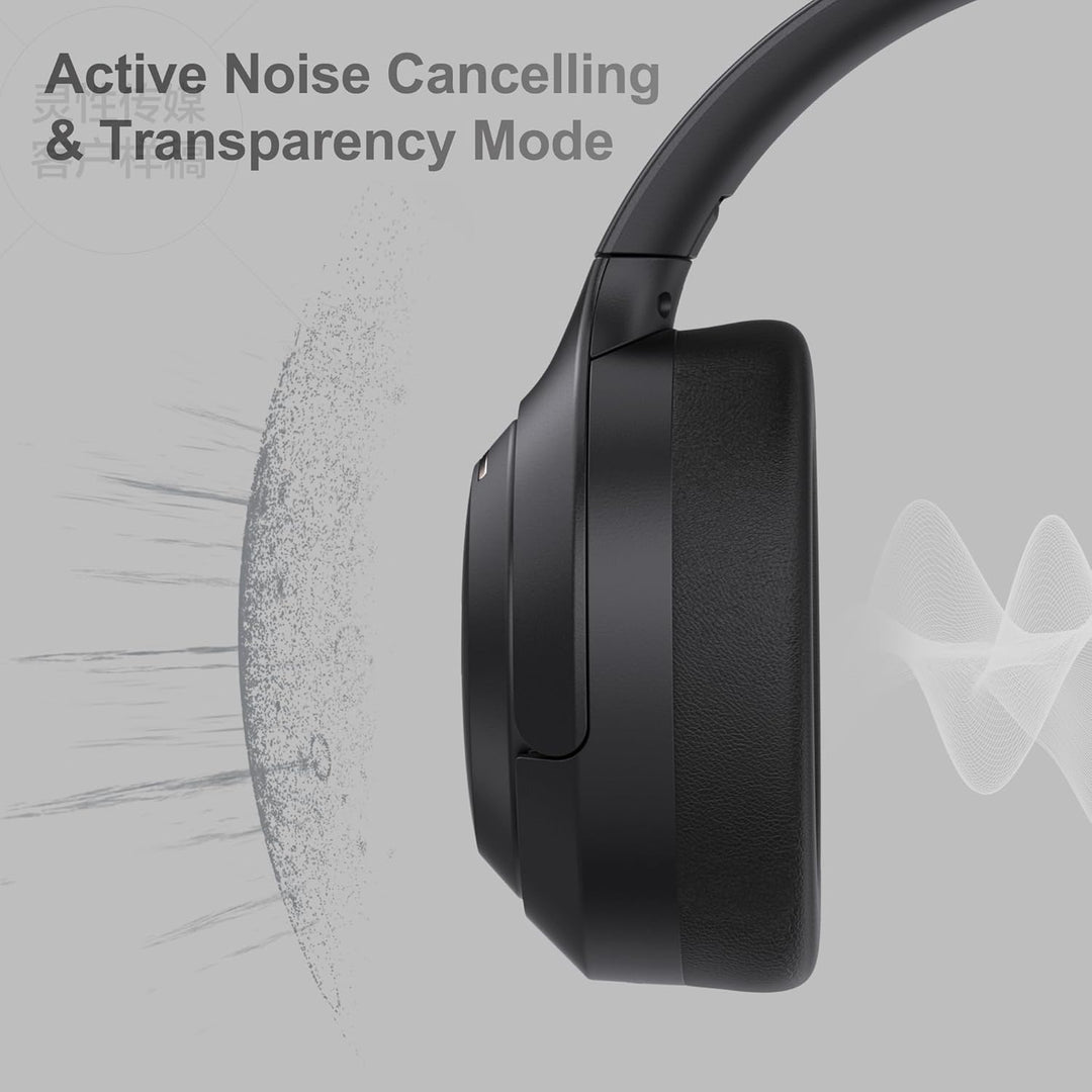 LORELEI QC60 Hybrid Active Noise Cancenlling Headphones,Wireless Over Ear Bluetooth Headsets with Mi