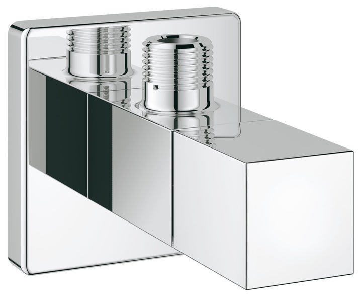 GROHE | Eurocube | Sicherungstechnik - Eckventil | Wandanschluss 1/2 Zoll, Abgang 3/8 Zoll mit Schub