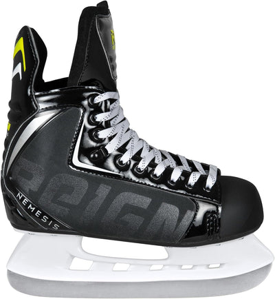 Reign Erwachsene Nemesis Hockey Skate Schlittschuhe, Schwarz, 40