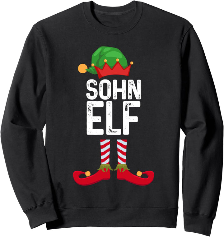 Sohn Elf Weihnachten Weihnachtsmann Sweatshirt