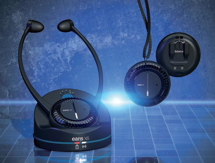 Humantechnik TV-Kopfhörer Earis XS PR Set, Pocket Empfänger mit Ohrhörer