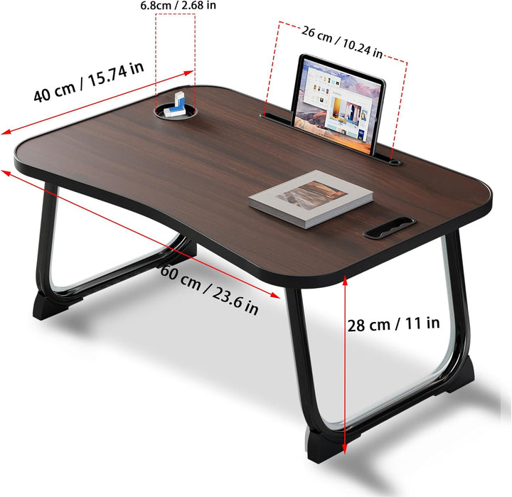 Laptop Bett Tisch, Beinen, tragbarer Frühstückstisch zum Essen, Lesen, Schreiben auf dem Bett, Sofa,