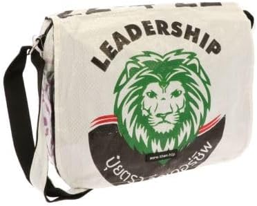 More Than Hip Qinisa Messenger Bag - Kleine Umhängetasche Damen aus Recycelten Zementsäcke Leichte S