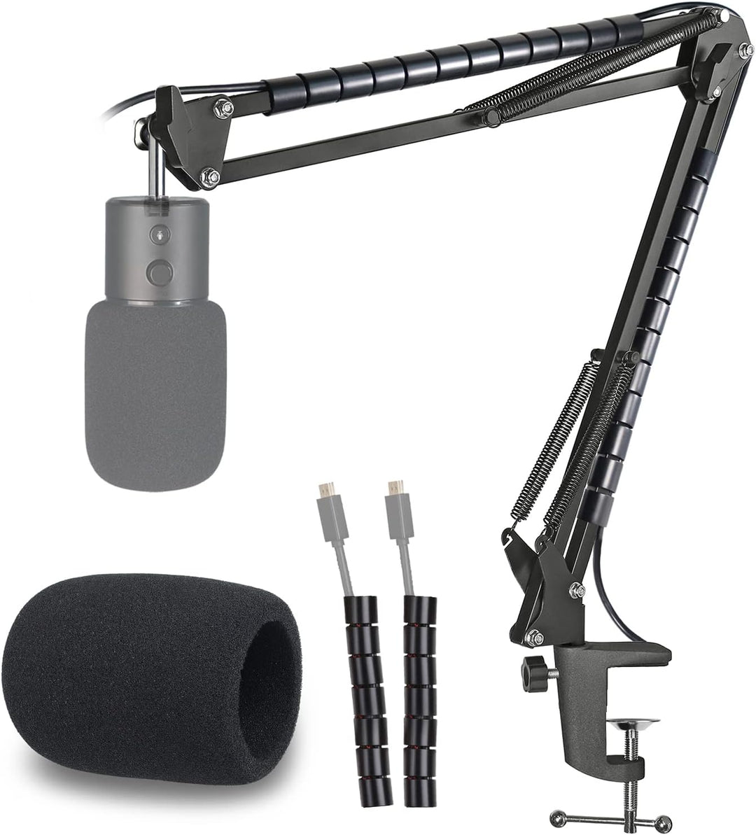 Seiren X Mikrofonarm mit Popschutz - Mikrofonständer und Windschutz Kompatibel mit Razer Seiren X Mi