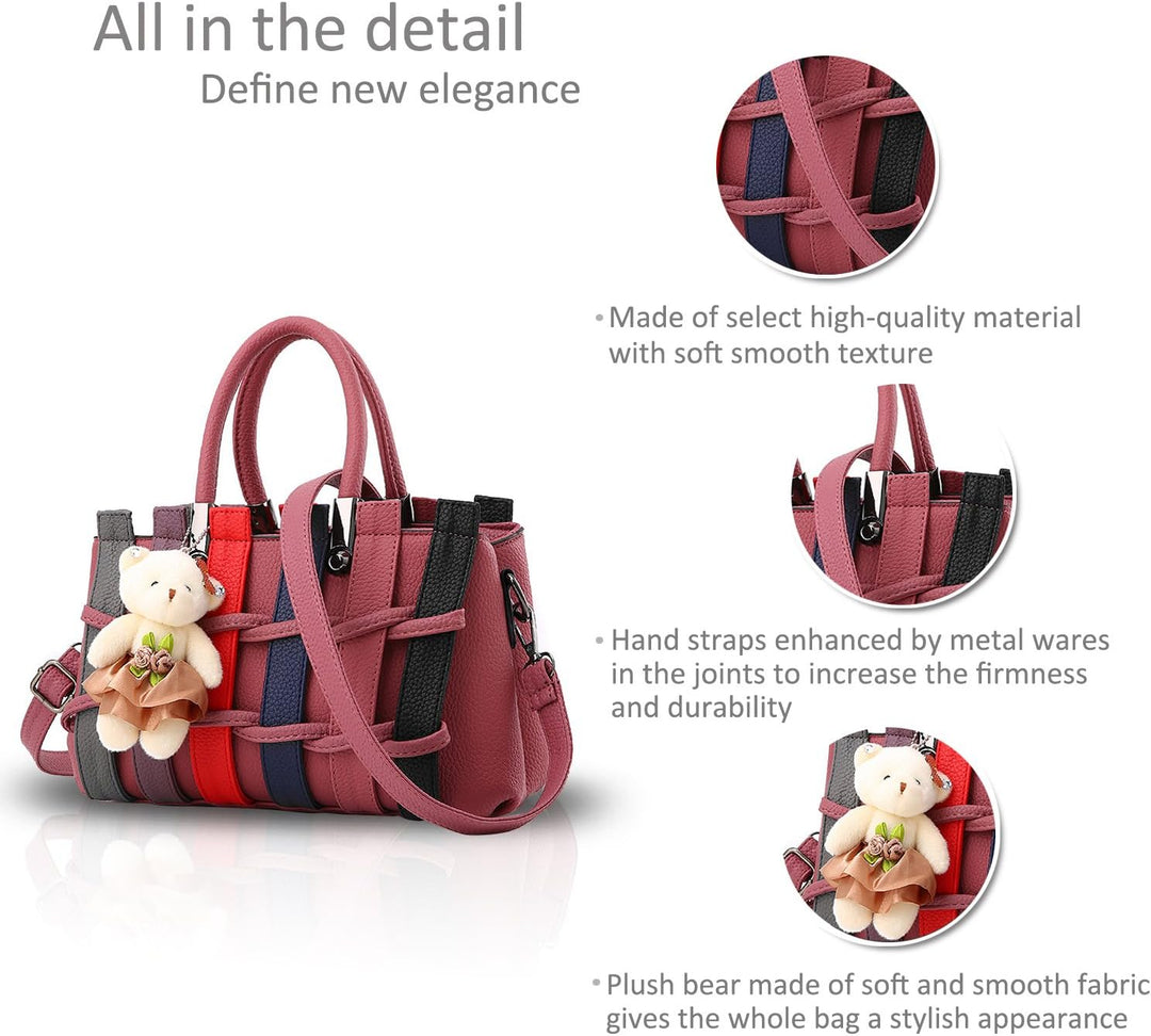 NICOLE & DORIS Handtaschen für Damen Umhängetaschen Henkeltaschen Damen Handtasche die neuesten Tren