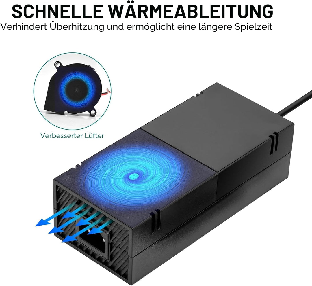 Netzteil für Xbox One, Xbox One Power Supply Brick Stromkabel Ersatzladegerät für Microsoft Xbox One