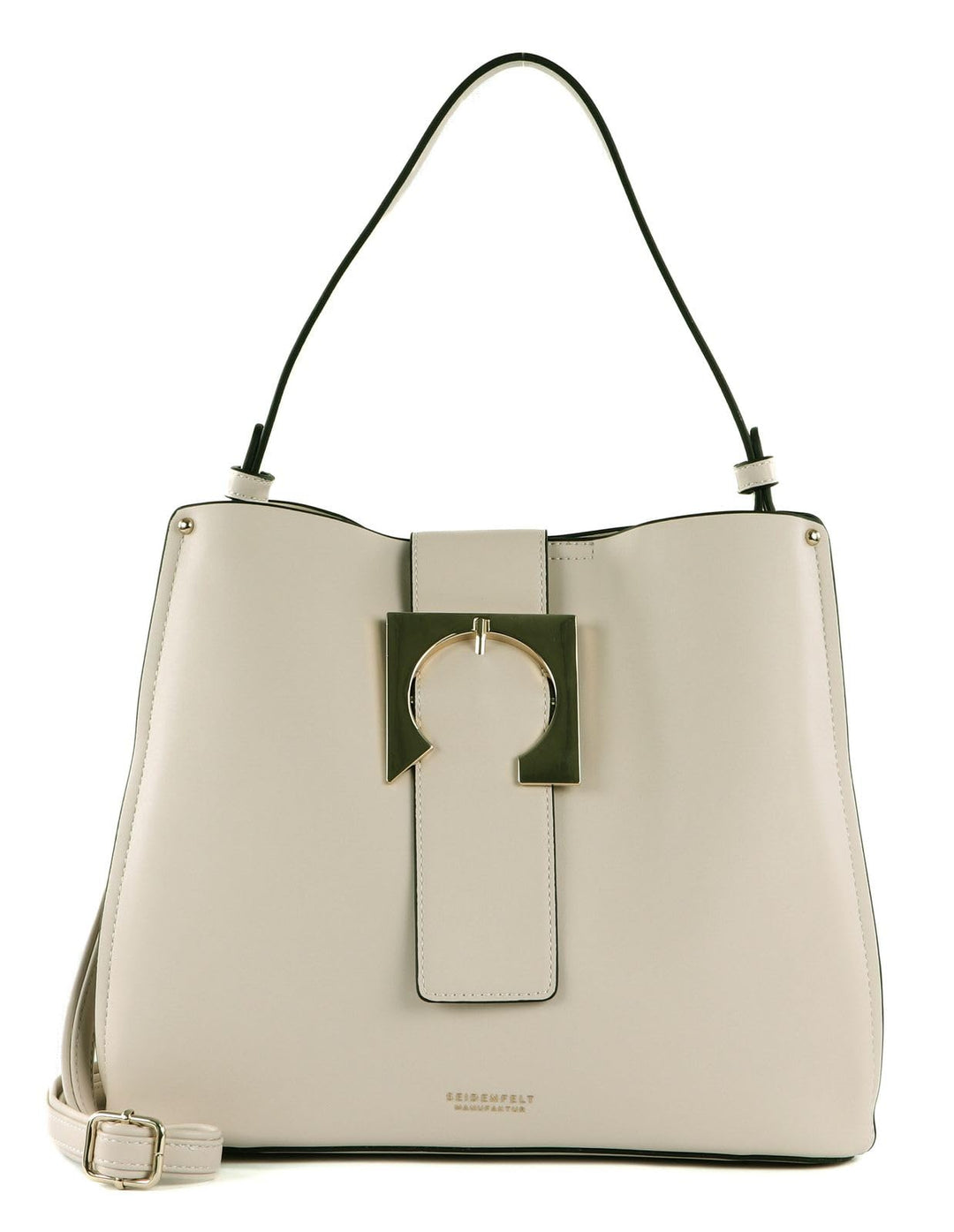 SEIDENFELT MANUFAKTUR SFM222 Hobo Soft Beige/Gold