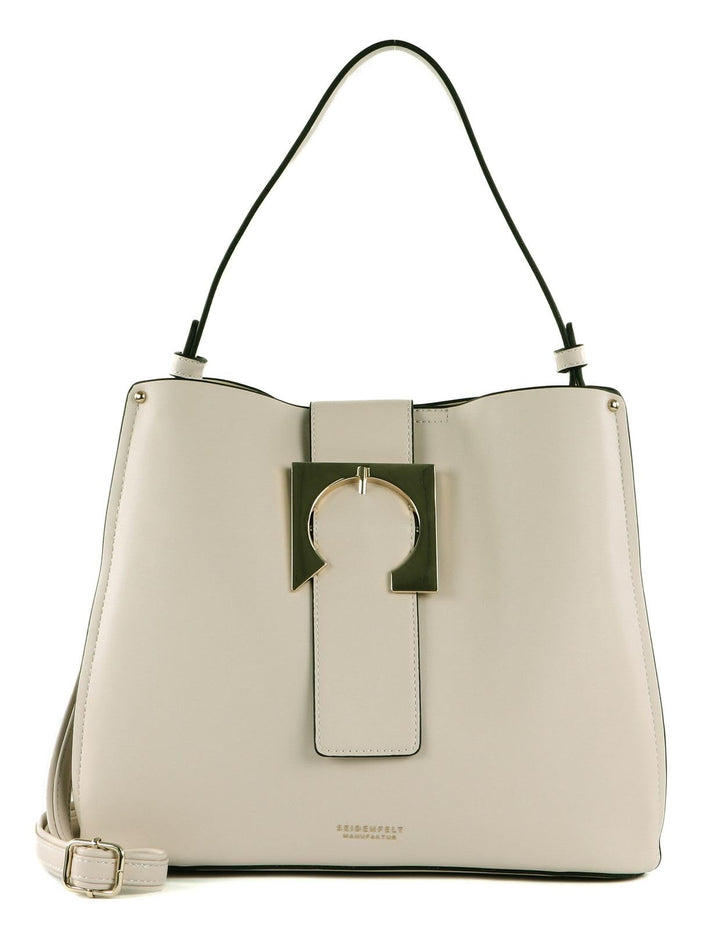 SEIDENFELT MANUFAKTUR SFM222 Hobo Soft Beige/Gold