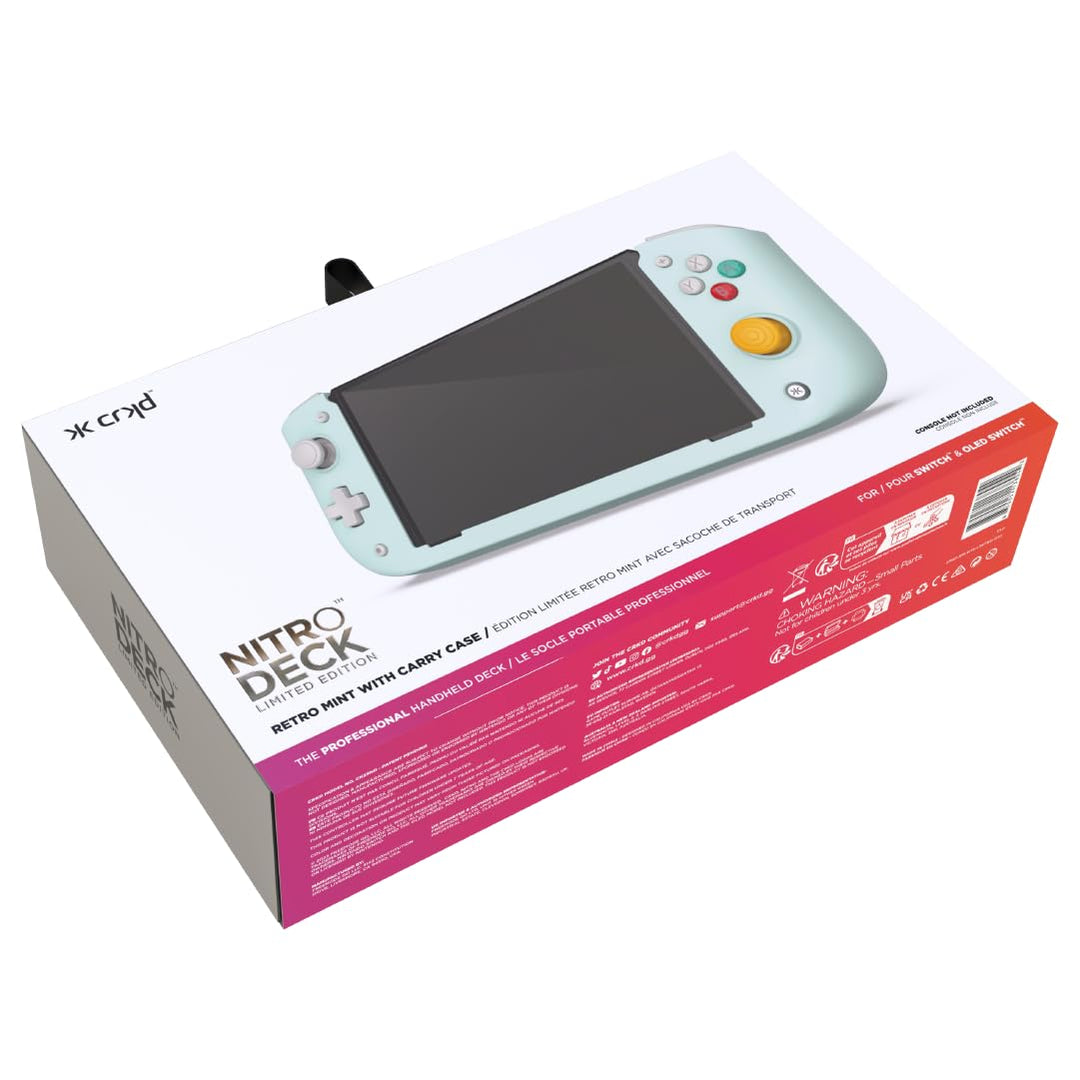 CRKD - Nitro Deck Retro for Switch & OLED Switch Limited Edition with Case (Mint) (INT)