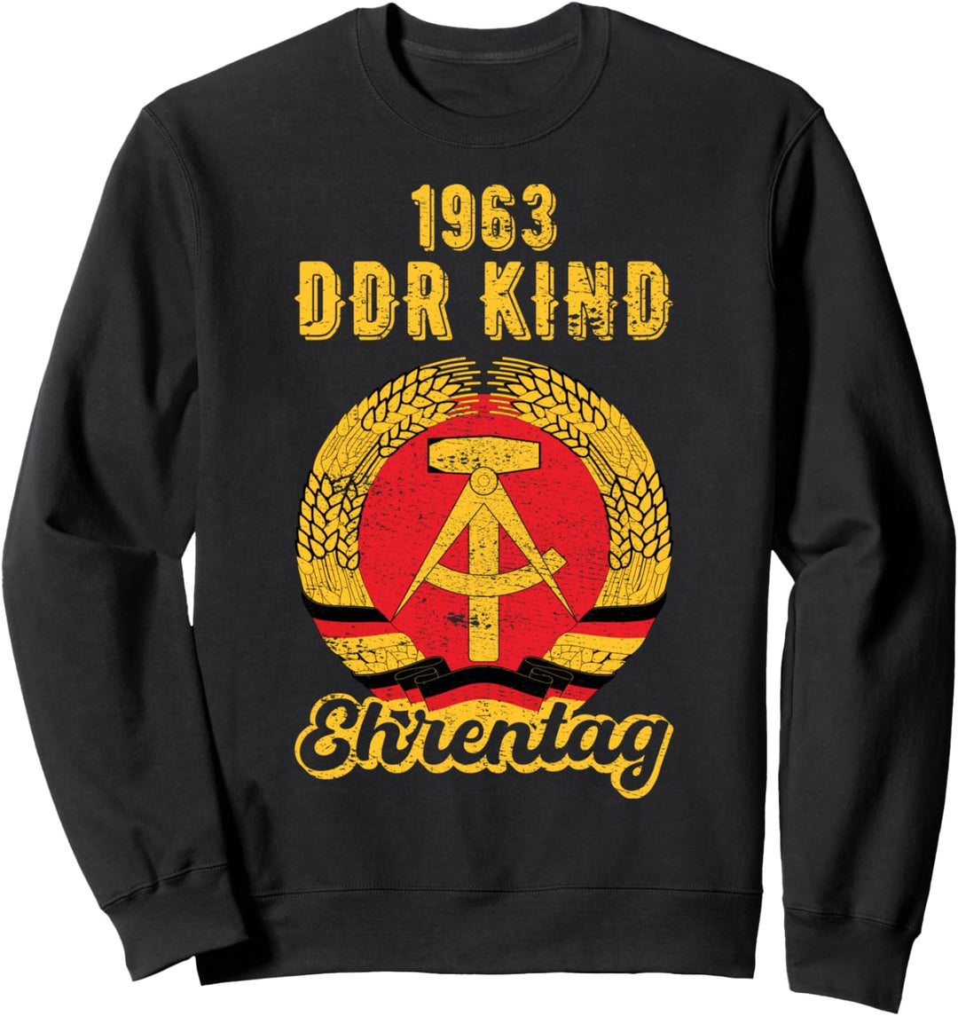 DDR Kind 1963 Geburtstag Sweatshirt